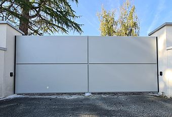Portail en aluminium Odin - à Cassettes