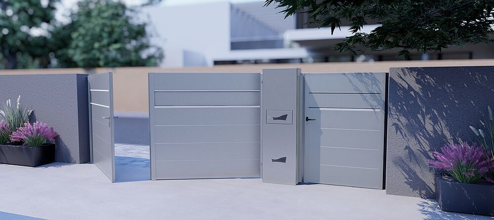 Totem boite aux lettres