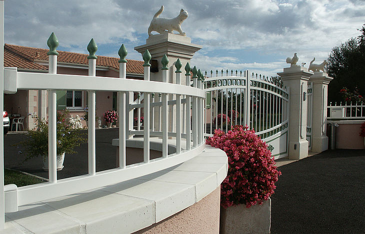 clôture alu