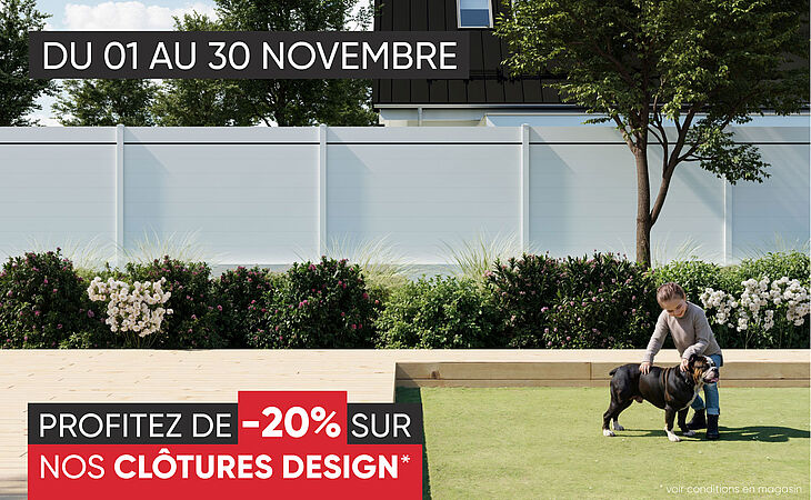 Clôture aluminium design