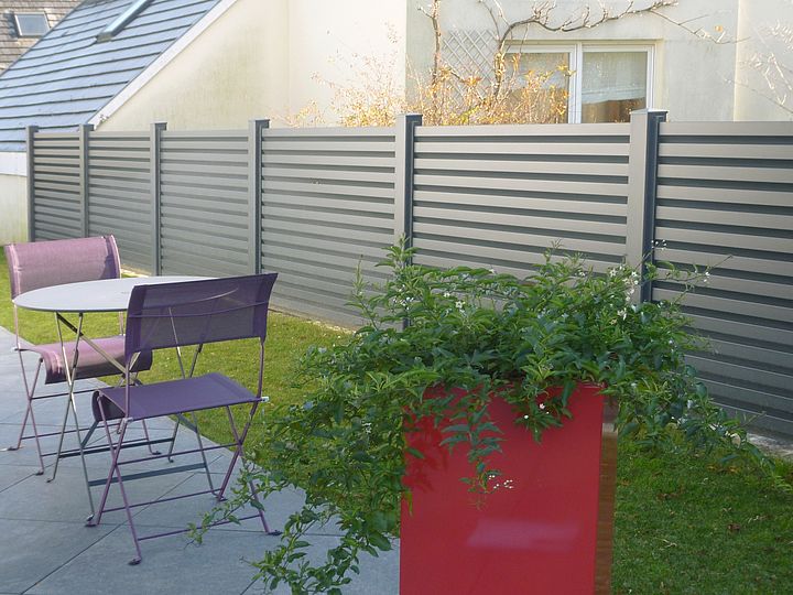 Brise-vue alu Discretion bicolore