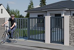 Portail en aluminium Candy - Ajouré