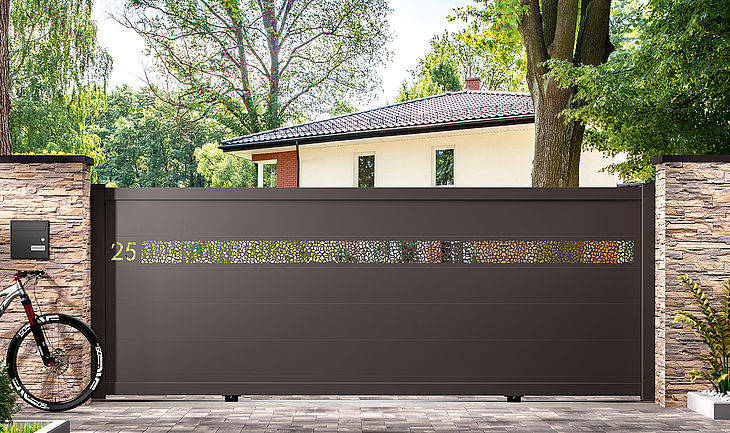 Portail coulissant design motorisé