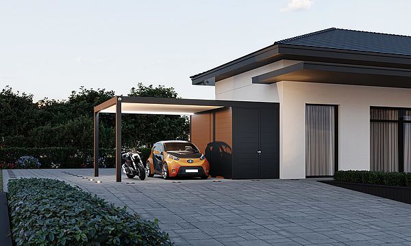 Carport en aluminium